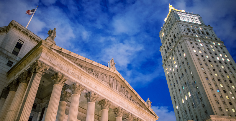 United States District Court building located in New York City.